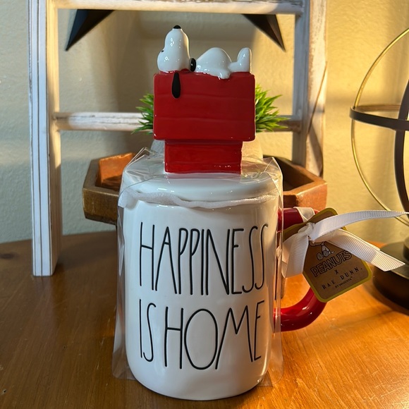 Rae Dunn | Dining | Rae Dunn Peanuts Happiness Is Home Snoopy Doghouse ...